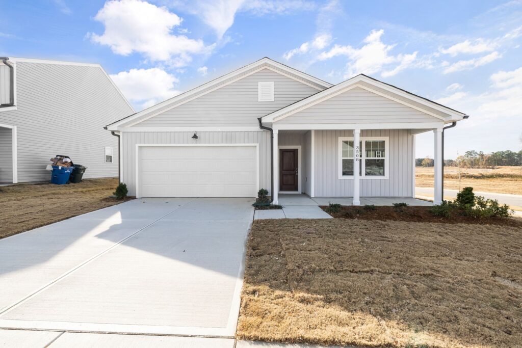 Single-story family home with a driveway and front yard